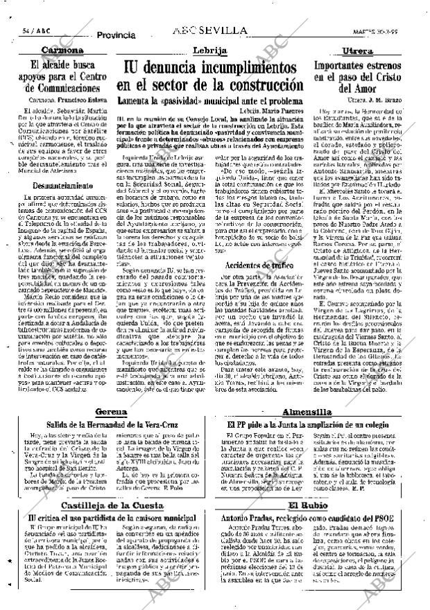 ABC SEVILLA 30-03-1999 página 54