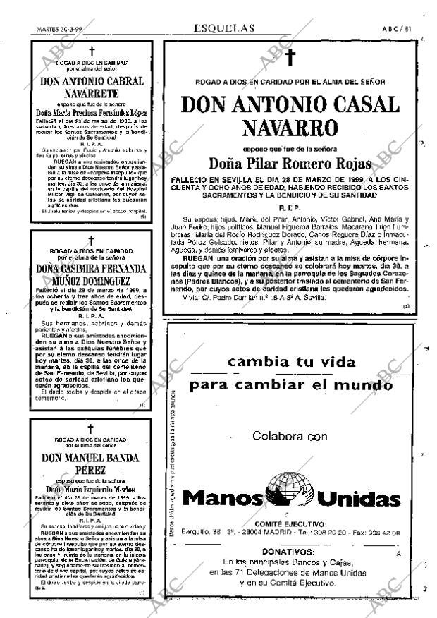 ABC SEVILLA 30-03-1999 página 81