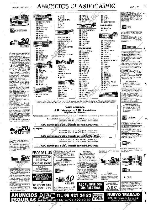 ABC SEVILLA 30-03-1999 página 83
