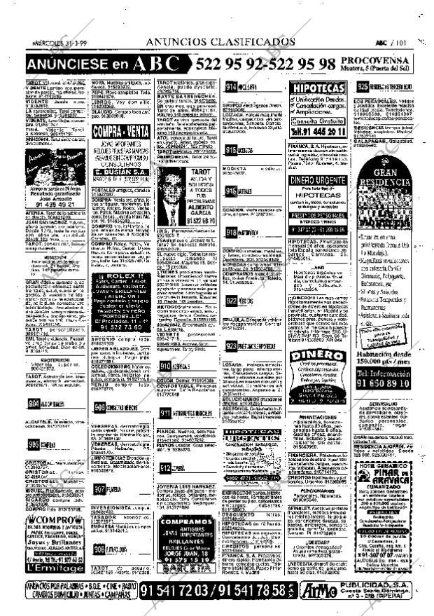 ABC MADRID 31-03-1999 página 101