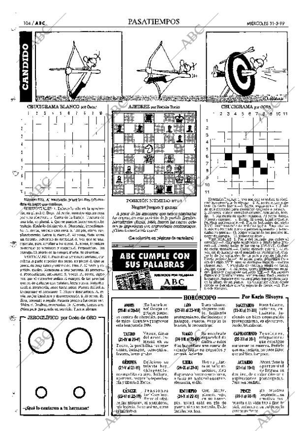 ABC MADRID 31-03-1999 página 104