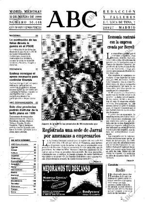 ABC MADRID 31-03-1999 página 11