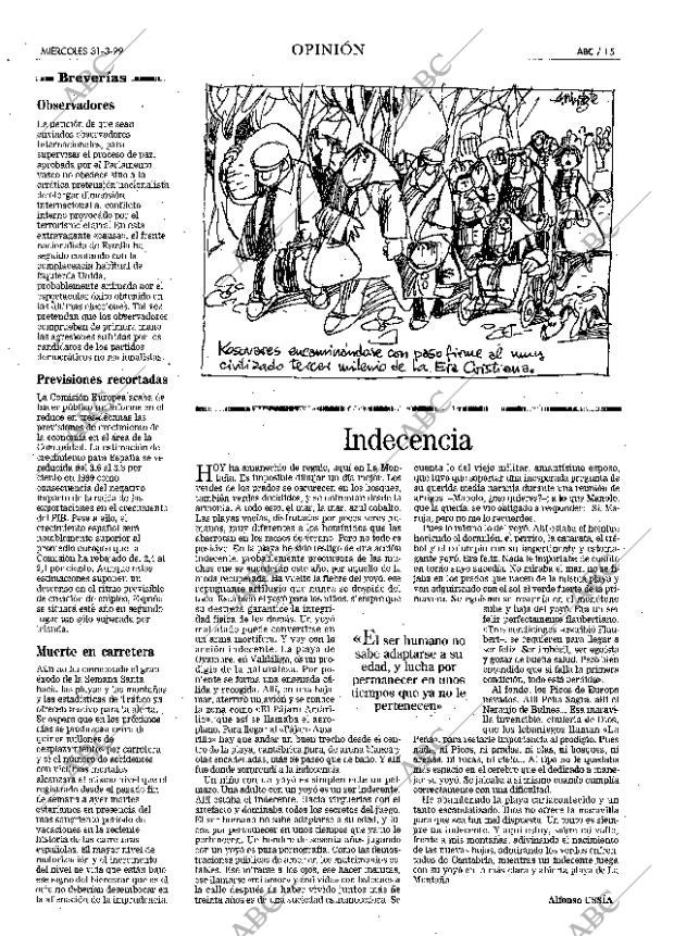 ABC MADRID 31-03-1999 página 15