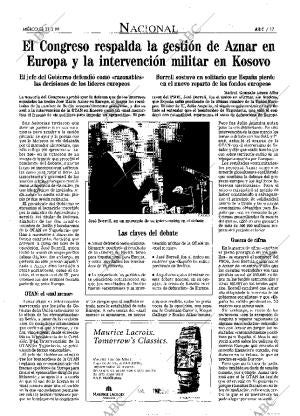 ABC MADRID 31-03-1999 página 17