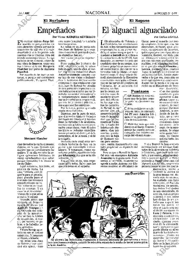 ABC MADRID 31-03-1999 página 26