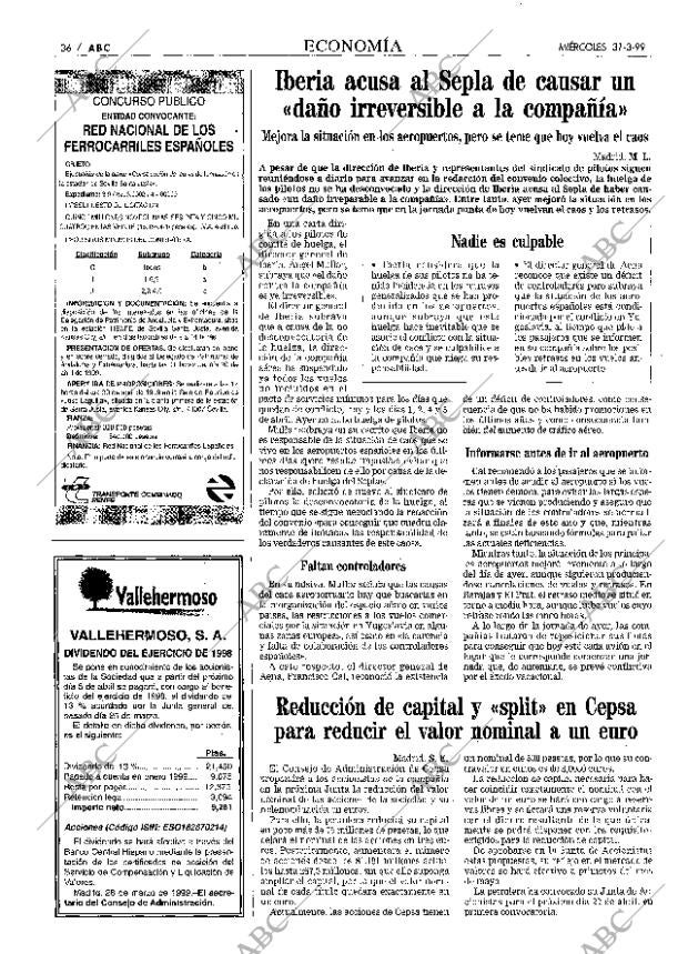 ABC MADRID 31-03-1999 página 36
