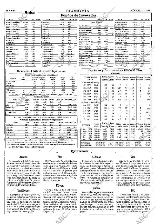 ABC MADRID 31-03-1999 página 44