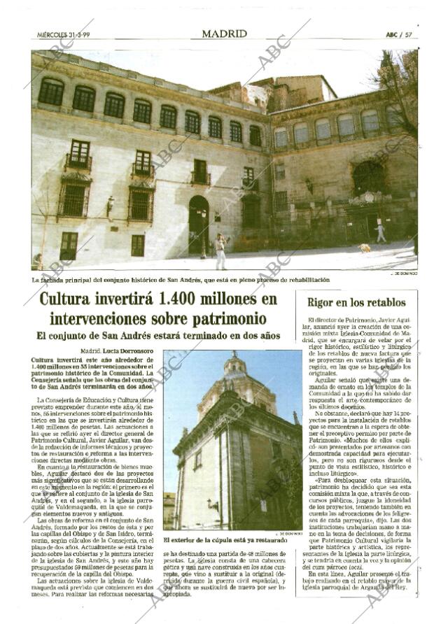 ABC MADRID 31-03-1999 página 57
