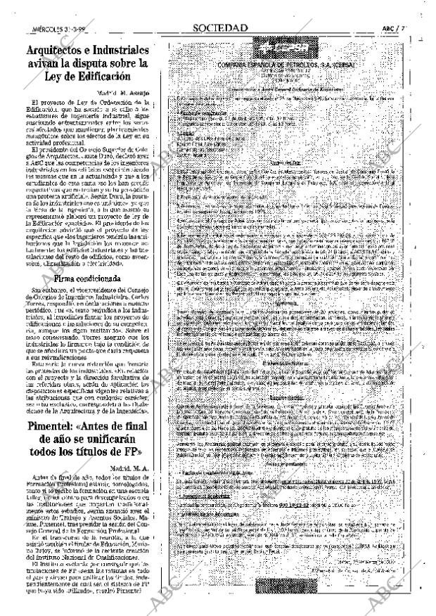 ABC MADRID 31-03-1999 página 71