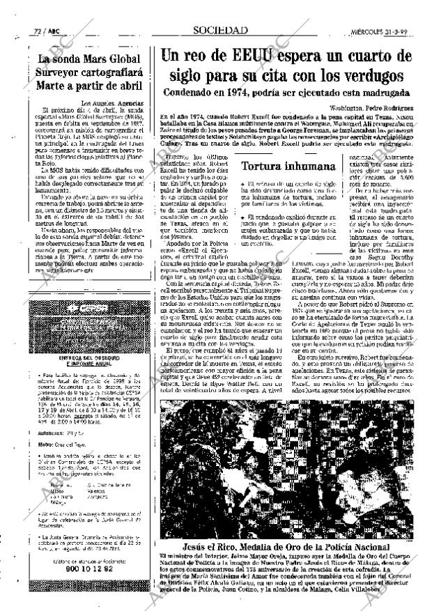 ABC MADRID 31-03-1999 página 72