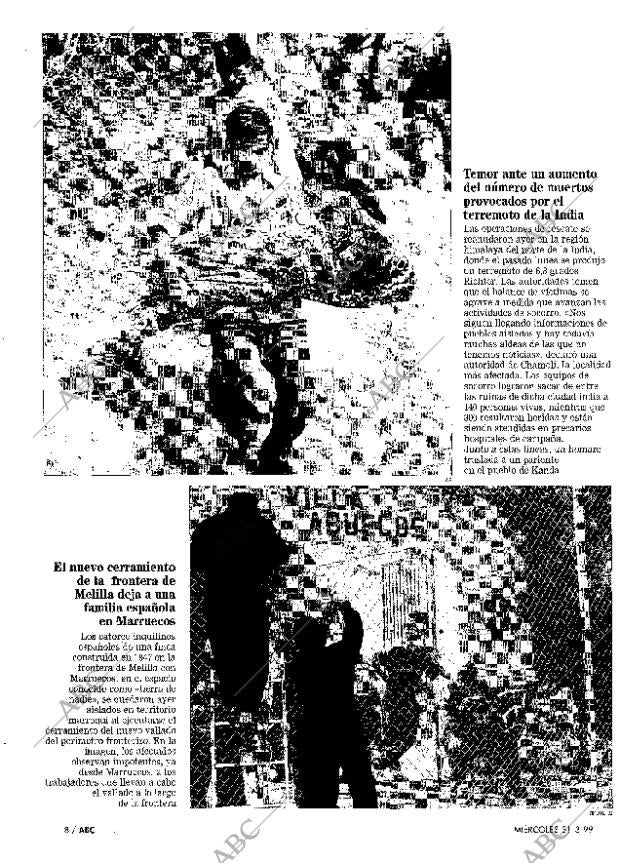 ABC MADRID 31-03-1999 página 8