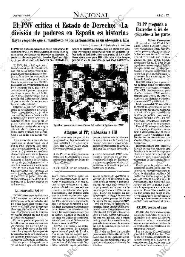 ABC MADRID 01-04-1999 página 17