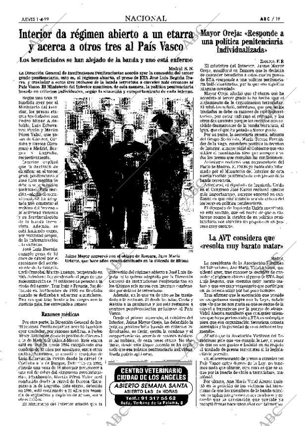 ABC MADRID 01-04-1999 página 19
