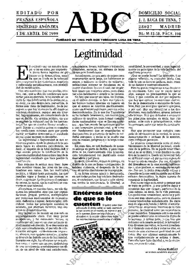 ABC MADRID 01-04-1999 página 3