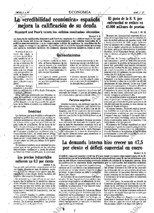 ABC MADRID 01-04-1999 página 37
