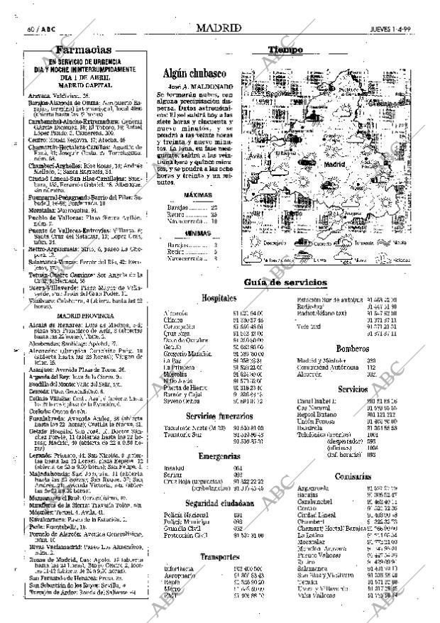 ABC MADRID 01-04-1999 página 60