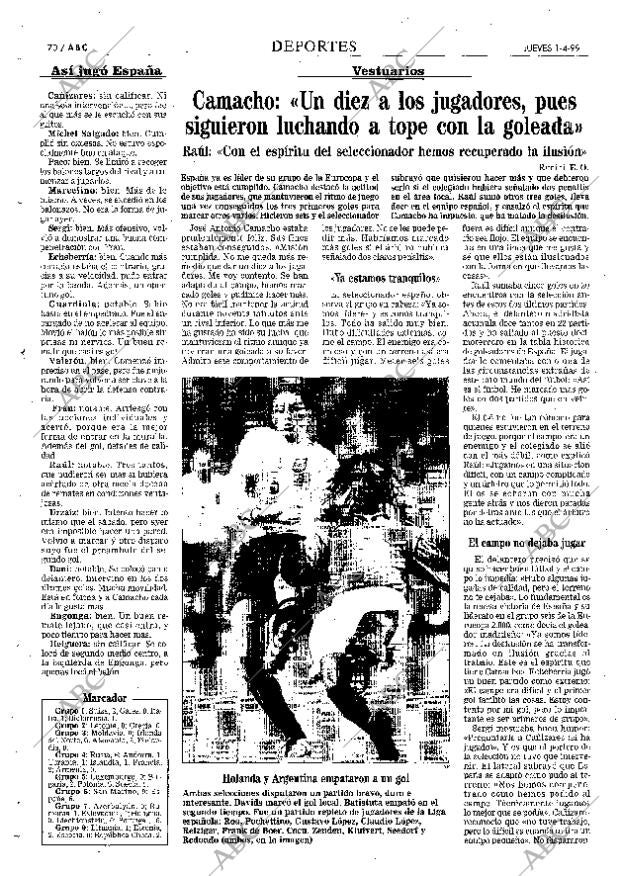 ABC MADRID 01-04-1999 página 70