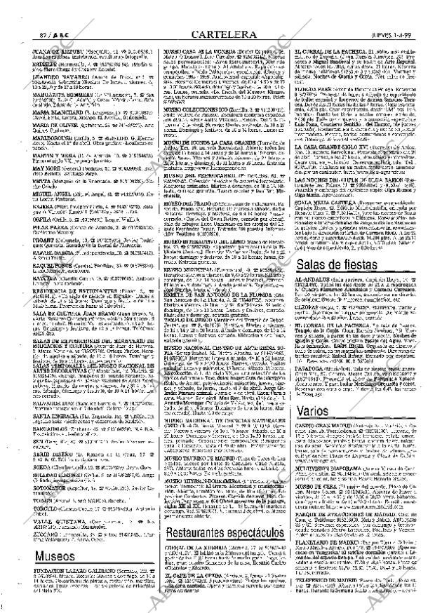 ABC MADRID 01-04-1999 página 82