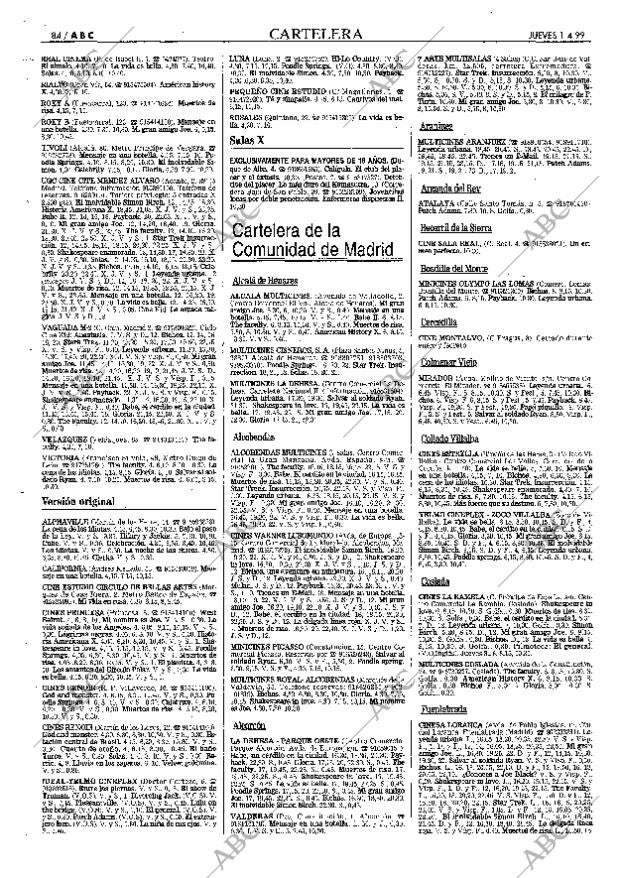 ABC MADRID 01-04-1999 página 84