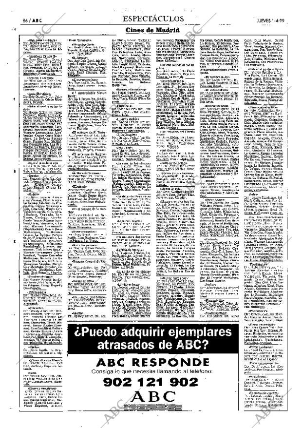ABC MADRID 01-04-1999 página 86