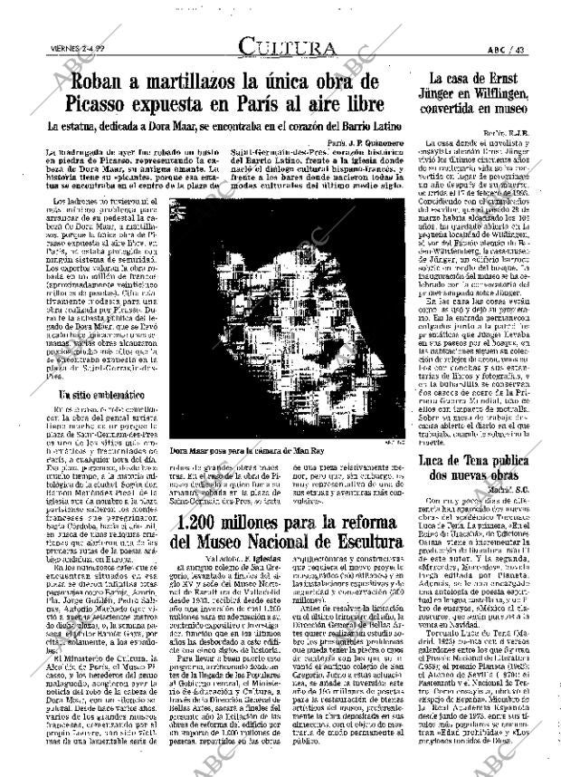 ABC MADRID 02-04-1999 página 43