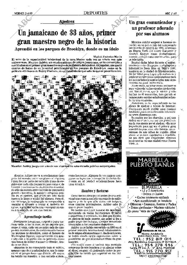ABC MADRID 02-04-1999 página 69
