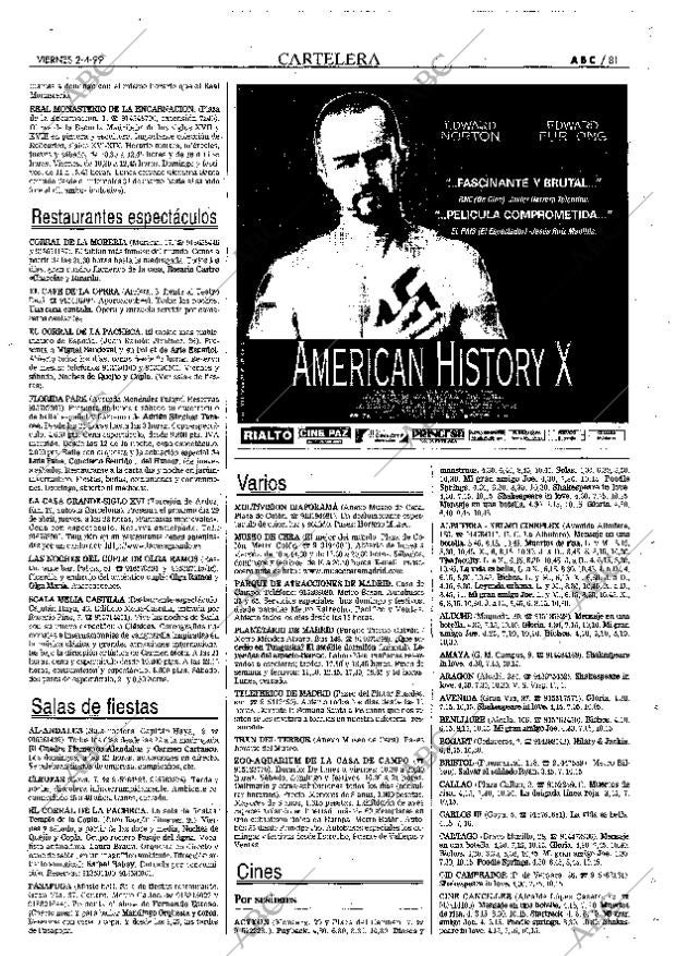 ABC MADRID 02-04-1999 página 81