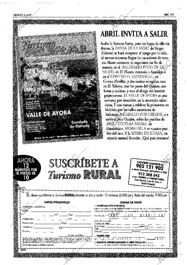 ABC MADRID 02-04-1999 página 89
