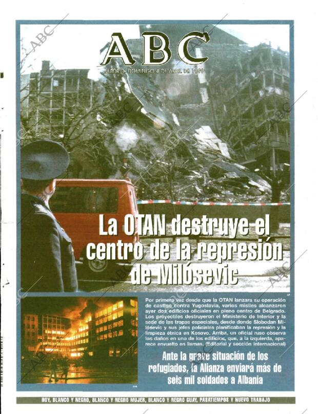 ABC MADRID 04-04-1999 página 1