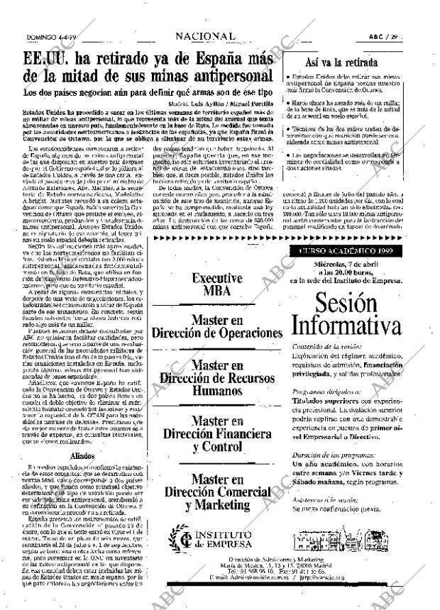ABC MADRID 04-04-1999 página 29