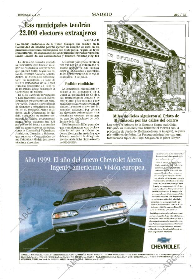 ABC MADRID 04-04-1999 página 65