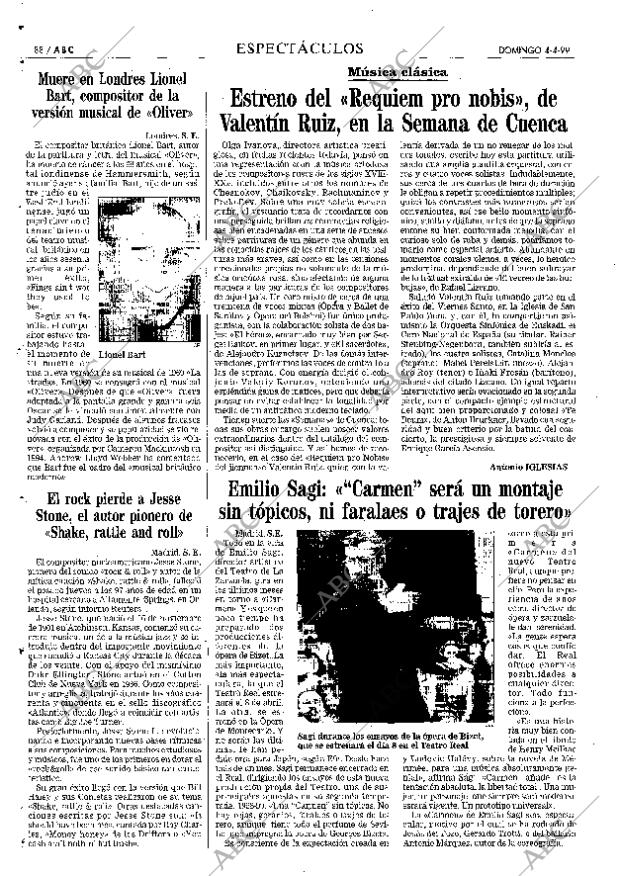 ABC MADRID 04-04-1999 página 88