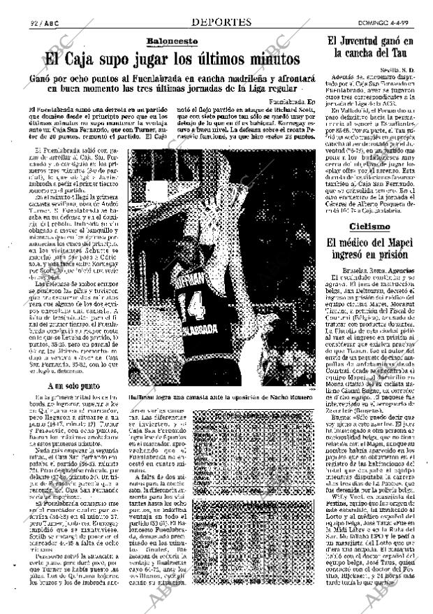ABC SEVILLA 04-04-1999 página 92