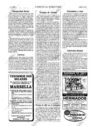 ABC MADRID 05-04-1999 página 12