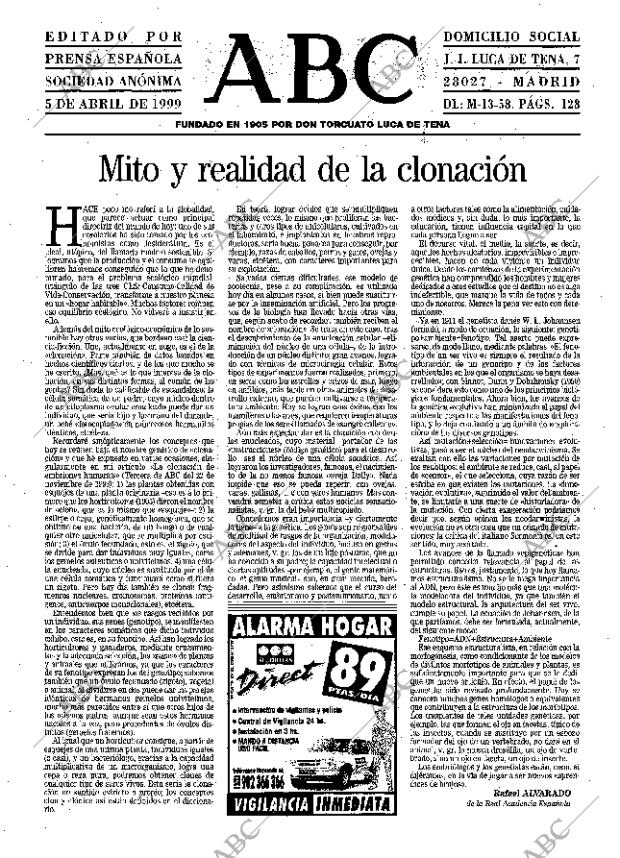 ABC MADRID 05-04-1999 página 3