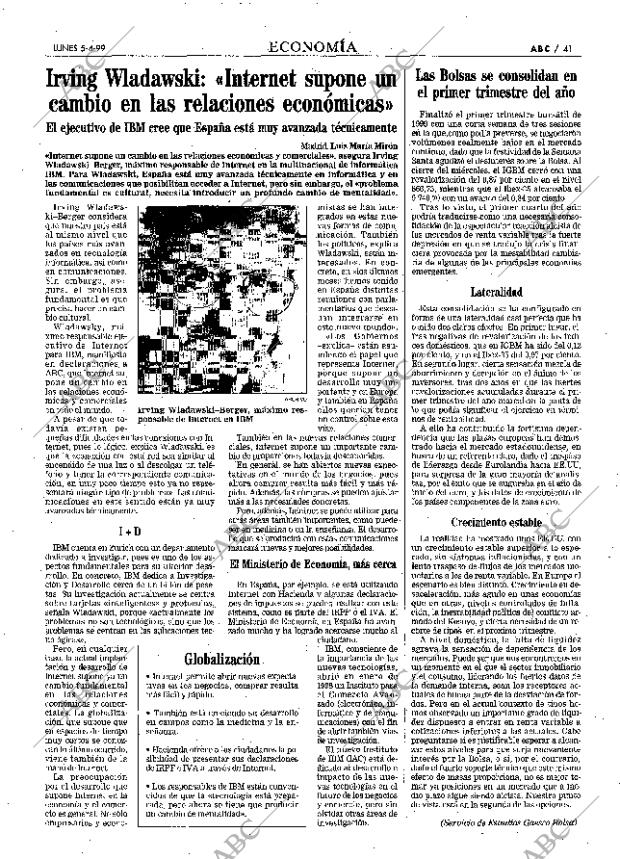 ABC MADRID 05-04-1999 página 41