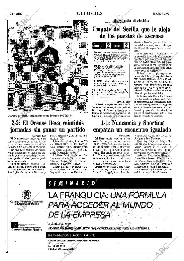ABC MADRID 05-04-1999 página 74