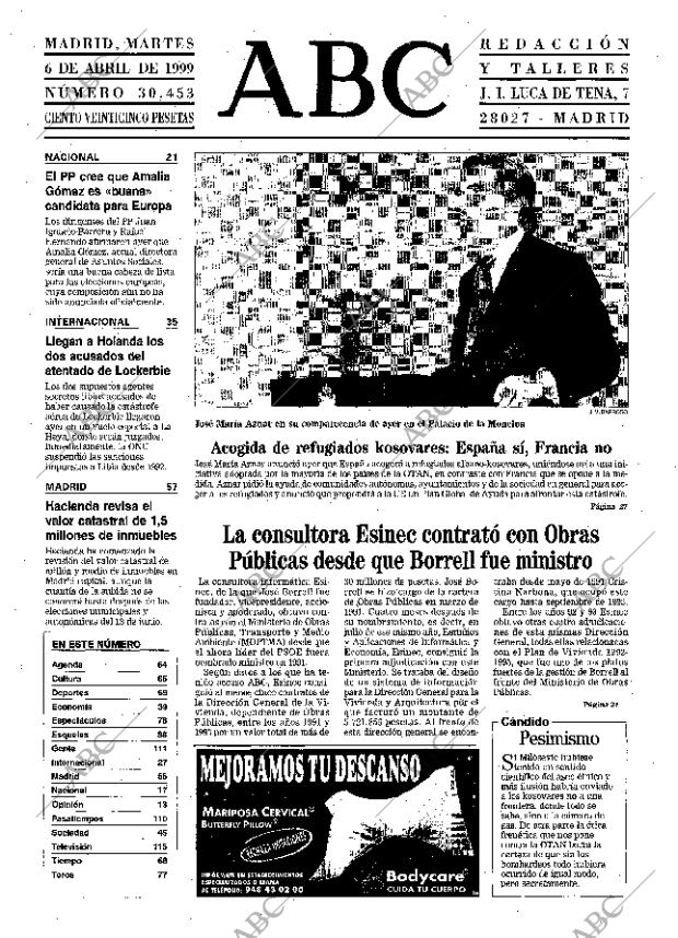 ABC MADRID 06-04-1999 página 11