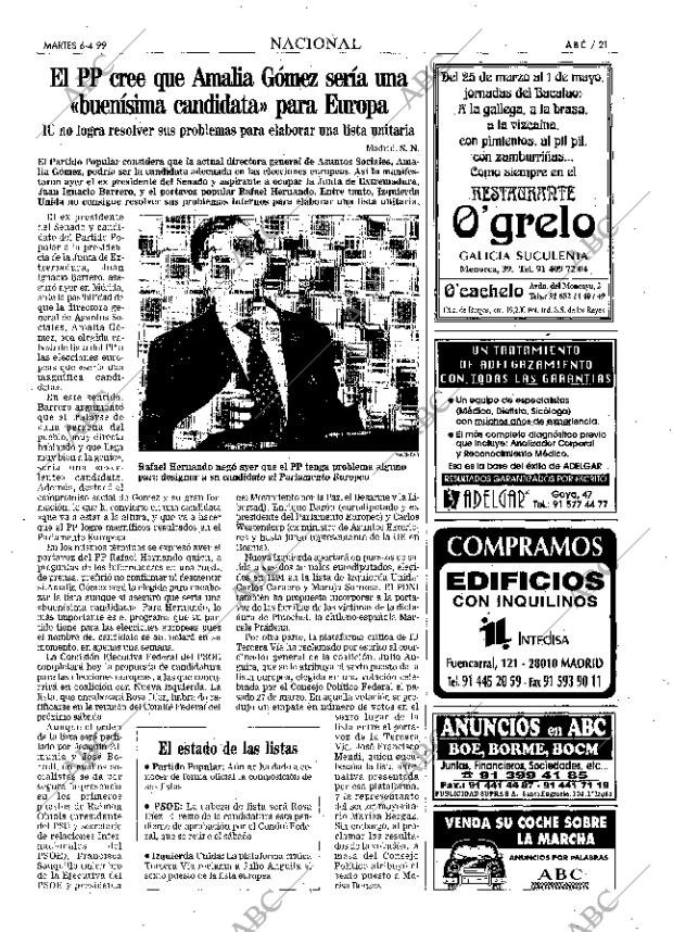 ABC MADRID 06-04-1999 página 21