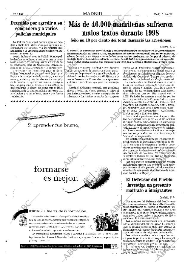 ABC MADRID 06-04-1999 página 62