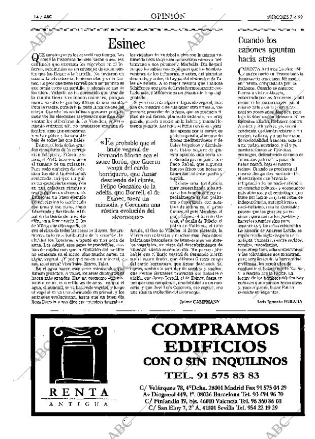 ABC MADRID 07-04-1999 página 14