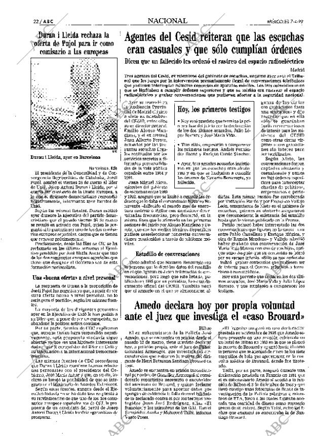 ABC MADRID 07-04-1999 página 22