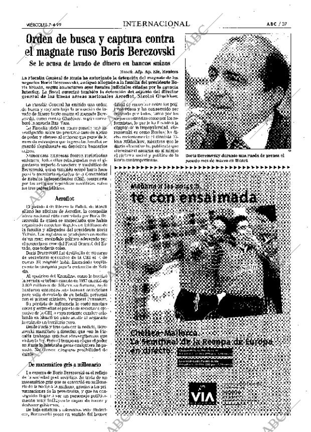 ABC MADRID 07-04-1999 página 37