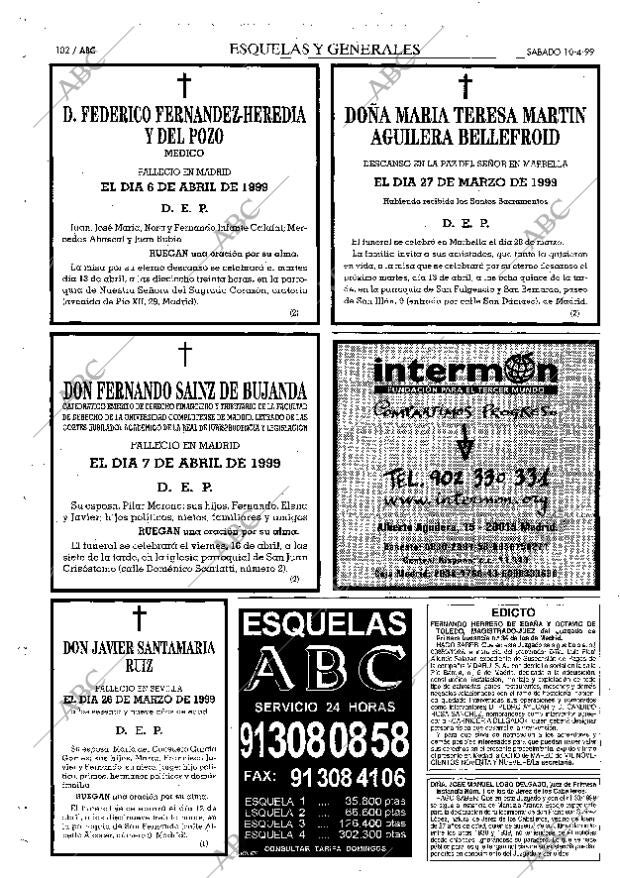 ABC MADRID 10-04-1999 página 102