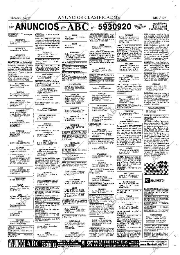 ABC MADRID 10-04-1999 página 109