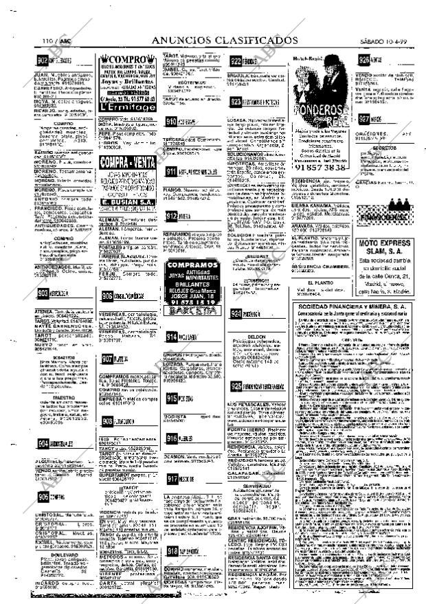 ABC MADRID 10-04-1999 página 110