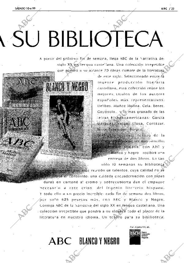 ABC MADRID 10-04-1999 página 23