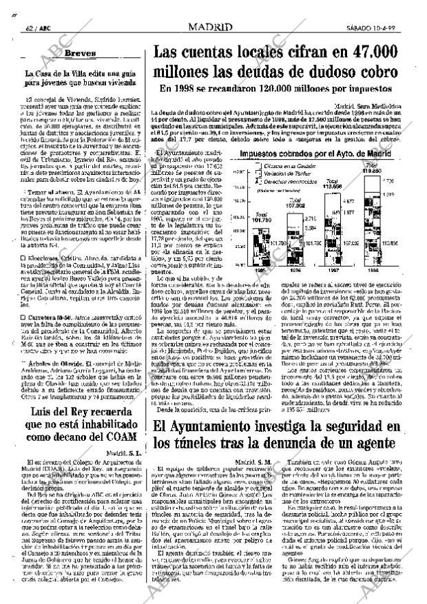 ABC MADRID 10-04-1999 página 62