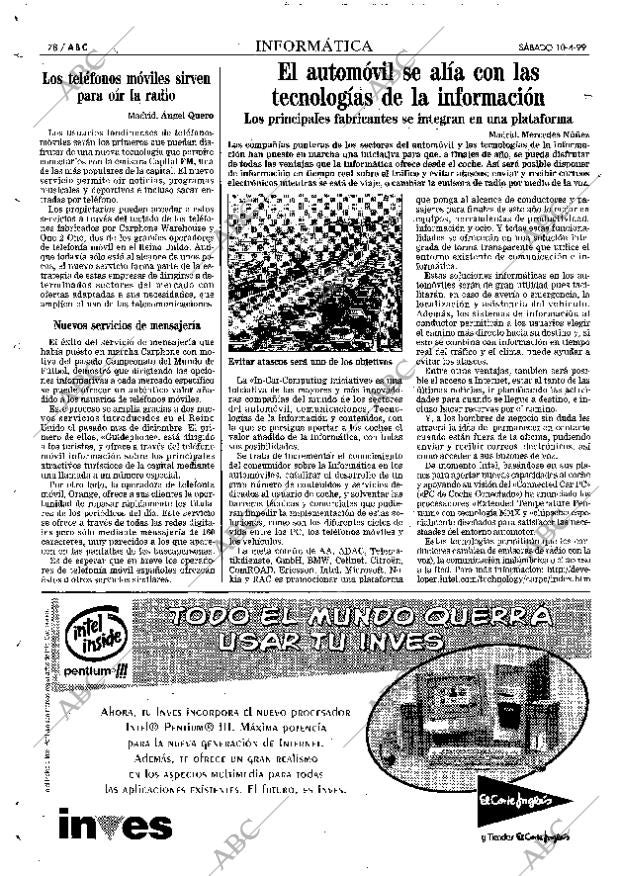 ABC MADRID 10-04-1999 página 78