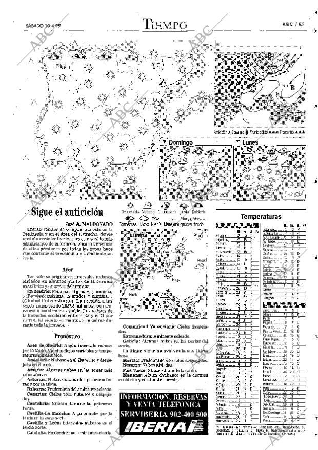 ABC MADRID 10-04-1999 página 85
